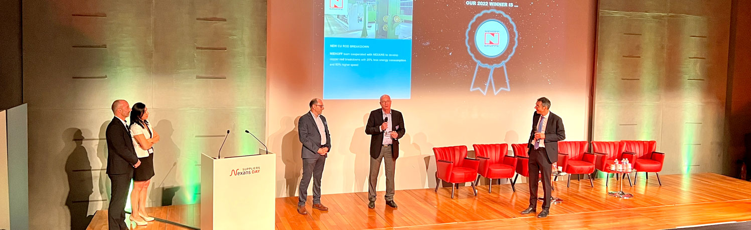 NIEHOFF gewinnt Nexans-Zuliefererpreis