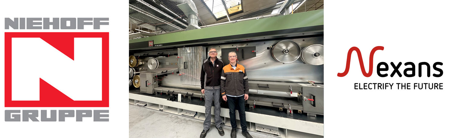 Nexans und Niehoff – partner to develop, install and operate the first next-generation rod breakdown line